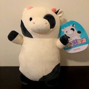 10” Connor the Cow Squishmallow HugMee